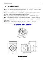 Preview for 4 page of Daisy Lighting LED PAR64 User Manual