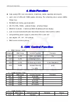 Preview for 5 page of Daisy Lighting LED PAR64 User Manual