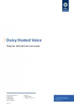 Preview for 1 page of Daisy Polycom VVX150 Full User Manual