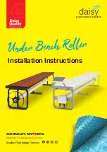 Daisy Under Bench Roller Installation Instructions Manual предпросмотр