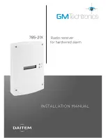 Предварительный просмотр 1 страницы DAITEM 785-21X Installation Manual