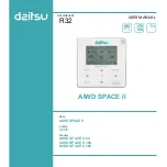 Daitsu AIWD SPACE II Series User Manual preview