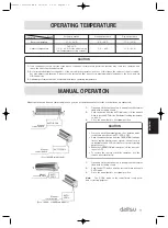 Предварительный просмотр 73 страницы Daitsu ASD 12U Operation Manual