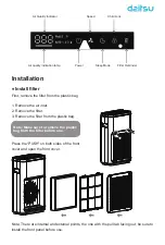 Preview for 3 page of Daitsu CADR-160 User Manual