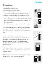 Preview for 6 page of Daitsu CADR-160 User Manual