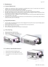 Предварительный просмотр 22 страницы Daitsu FDLA-09 Installation, Operation & Service Manual