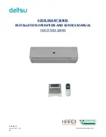 Daitsu FMCD*ECM series Installation, Operation And Service Manual preview