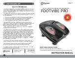 Daiwa FOOTVIBE PRO Instruction Manual предпросмотр