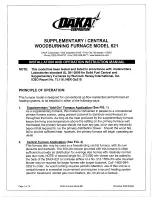 Daka Corporation 621 Installation Manual preview