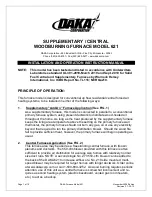 DAKA 621 Installation And Operation Instruction Manual preview