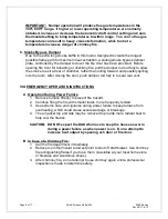 Preview for 9 page of DAKA 622 Installation And Operation Instruction Manual