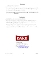 Предварительный просмотр 21 страницы Dake 972001 Use And Maintenance Manual