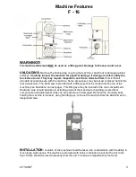 Preview for 3 page of Dake F-16 Instruction Manual