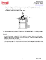 Preview for 10 page of Dake FORCE 100 Instructional Manual