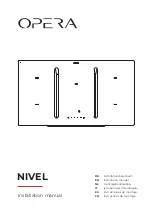 Preview for 1 page of Dake Opera NIVEL 830 Installation Manual