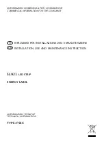 Preview for 1 page of Dake SL921 Installation, Use And Maintenance Instruction