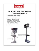 Preview for 1 page of Dake TB-16 Owner'S Manual