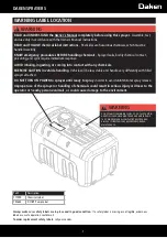 Предварительный просмотр 7 страницы Daken D200SS Owner'S Manual