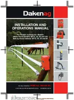 Предварительный просмотр 1 страницы Daken Techfence MT5 Installation And Operation Manual