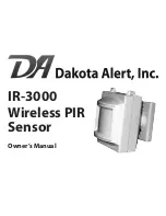 Предварительный просмотр 1 страницы Dakota Alert IR-3000 Owner'S Manual