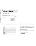 Dakota Alert M538-BS Owner'S Manual preview