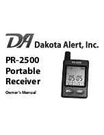 Dakota Alert PR-2500 Owner'S Manual preview