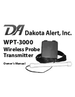 Предварительный просмотр 1 страницы Dakota Alert WPT-3000 Owner'S Manual