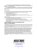 Предварительный просмотр 4 страницы Dakota Digital CMD-3000 Manual