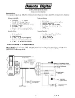 Dakota Digital CRS-3000-3 Manual preview