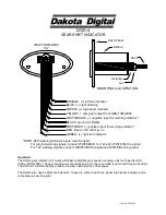 Предварительный просмотр 1 страницы Dakota Digital DGS-4 Quick Start Manual