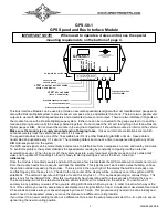 Предварительный просмотр 1 страницы Dakota Digital GPS-50-1 Quick Start Manual