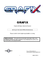 Dakota Digital GRAFIX Installation And Operation Manual preview