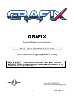 Предварительный просмотр 1 страницы Dakota Digital GRAFIX Installation And Operation Manual