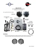 Dakota Digital HDX-47C-PU Instrument Installation предпросмотр