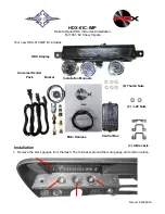 Dakota Digital HDX-61C-IMP Instrument Installation предпросмотр