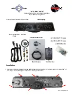 Предварительный просмотр 1 страницы Dakota Digital HDX-66C-NOV Installation Instructions