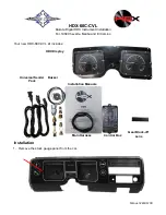 Dakota Digital HDX-68C-CVL Instrument Installation предпросмотр