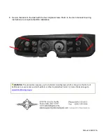 Предварительный просмотр 4 страницы Dakota Digital HDX-70C-CAM Installation Manual