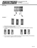 Dakota Digital LAT-NR271 Installation Instructions предпросмотр