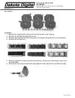 Предварительный просмотр 1 страницы Dakota Digital LAT-NR402 Installation Instructions