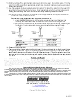 Предварительный просмотр 2 страницы Dakota Digital LED Tail Lights for 1957 Chevy Car LAT-NR210 Installation Instructions