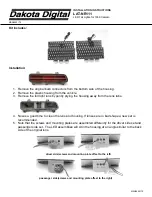 Preview for 1 page of Dakota Digital LED Tail Lights for 1969 Camaro LAT-NR111 Installation Instructions