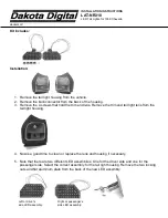 Preview for 1 page of Dakota Digital LED Tail Lights for 1969 Chevelle LAT-NR310 Installation Instructions