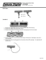 Dakota Digital LED Tail Lights for 1971 Bel Air LAT-NR390 Installation Instructions preview