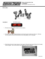 Dakota Digital LED Tail Lights LAT-NR101 Installation Instructions предпросмотр