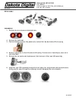 Предварительный просмотр 1 страницы Dakota Digital LED Tail Lights LAT-NR221 Installation Instructions