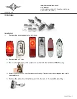 Dakota Digital LED Tail Lights LAT-NR230 Installation Instructions предпросмотр