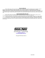 Preview for 3 page of Dakota Digital MCL-4027S Manual