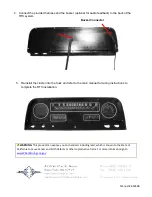 Preview for 3 page of Dakota Digital Retrotech RTX-64C-PU Instrument Installation