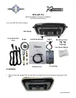 Предварительный просмотр 1 страницы Dakota Digital RTX-53F-PU Installation Manual